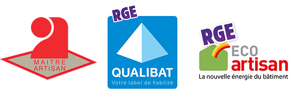 Ma&icirc;tre Artisan, RGE Eco Artisan, QUALIBAT RGE Seclin